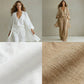 Elegant Wide-Leg Pants & Cardigan Set