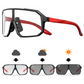 No-Slip Photochromic Riding Glasses Kit