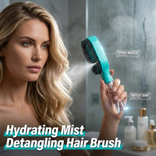 🪮💦Last Day Special Price🔥Anti-Static Hair Brush with Built-in Sprayer