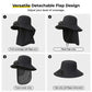 Solar-Powered Wide-Brim Shade Fan Hat