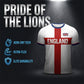 ⚽️50% OFF England Football Tee – Red Cross & Flag Graphic, Athletic Fit, Breathable for World Cup 2026 🏆⚽