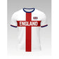 ⚽️50% OFF England Football Tee – Red Cross & Flag Graphic, Athletic Fit, Breathable for World Cup 2026 🏆⚽