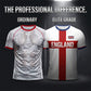 ⚽️50% OFF England Football Tee – Red Cross & Flag Graphic, Athletic Fit, Breathable for World Cup 2026 🏆⚽