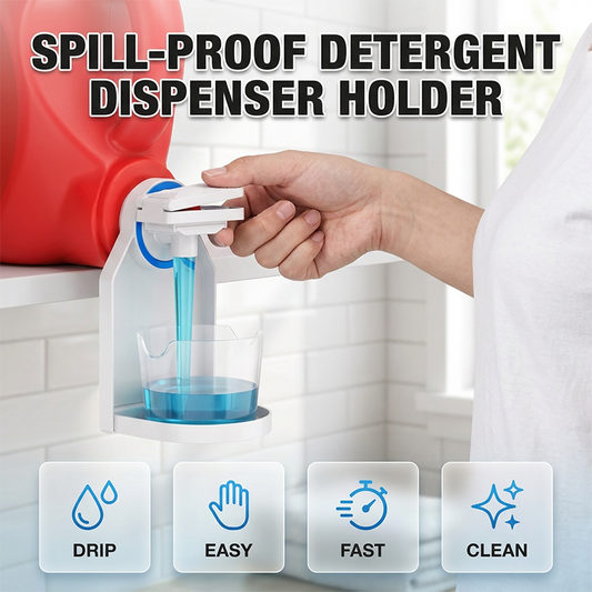Spill-Proof Detergent Holder 🧺✨ – Drip Catcher, Universal Fit, Rinse Clean
