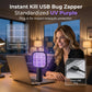 🦟⚡ USB bug zapper – instant kill, safety mesh, portable for camping!