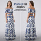 🌸 50% OFF NOW! 🌸Women’s Off-the-Shoulder Waist Cutout Daisy Printed Resort Dress