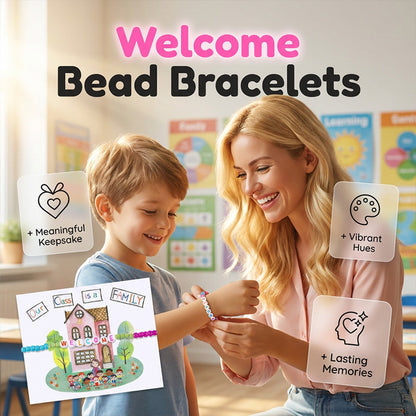 📿💖 Welcome bead bracelets – build classroom bonds & spread kindness! 🌟