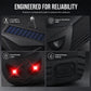 Solar Animal Repeller with Flashing LED Lights