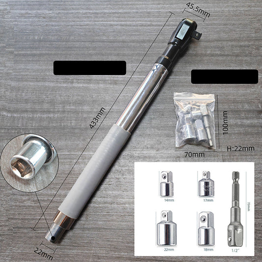 🔧 LIMITED TIME DEAL – 2-in-1 Extended Ratchet Wrench & Extension Bar | Heavy-Duty 1/2" Drive Tool for Tough Nuts & Bolts 🔥