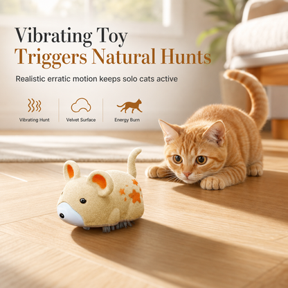 Electric Vibrating Toy Mouse for Cats