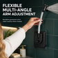 Universal Adjustable Holder No Drill Wall Mount Bathroom Showerhead Bracket