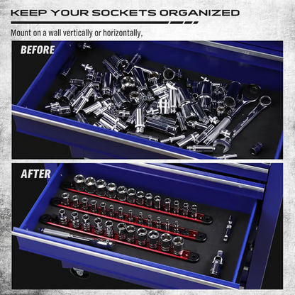 Magnetic Socket Organizer Set