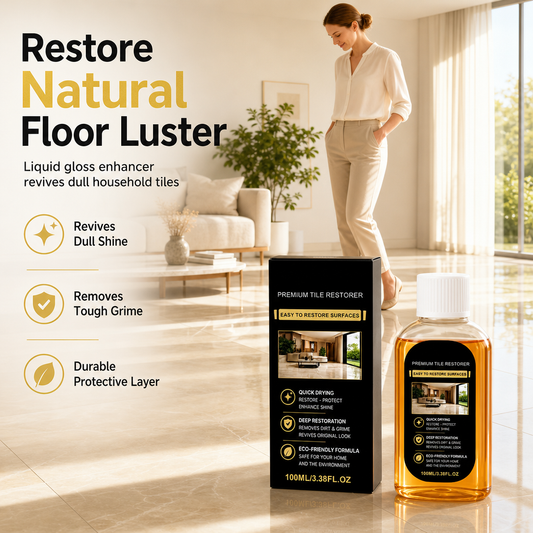 Tile and Floor Refurbishing Cleaner for Scratch Removal and Maintenance